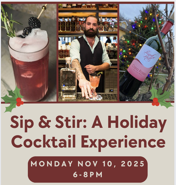 Sip & Stir: A Holiday Cocktail Experience
